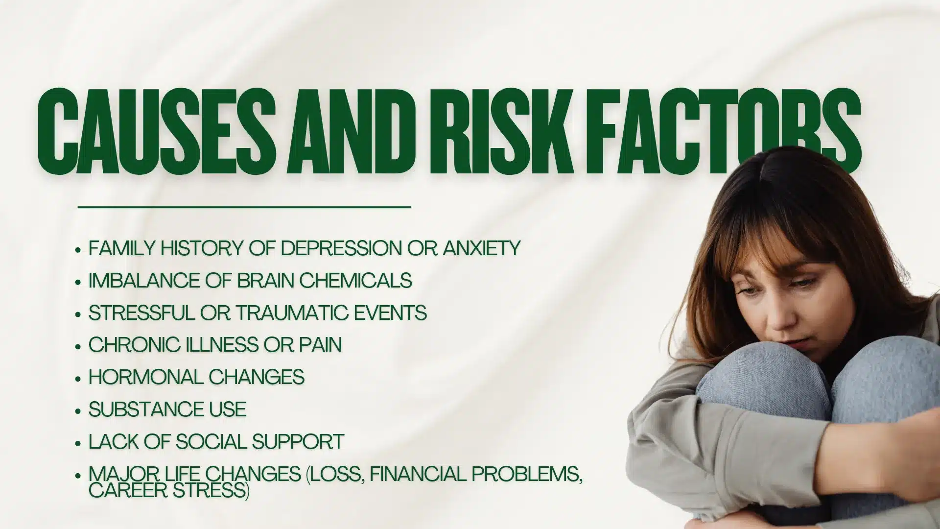 Depression causes and risk