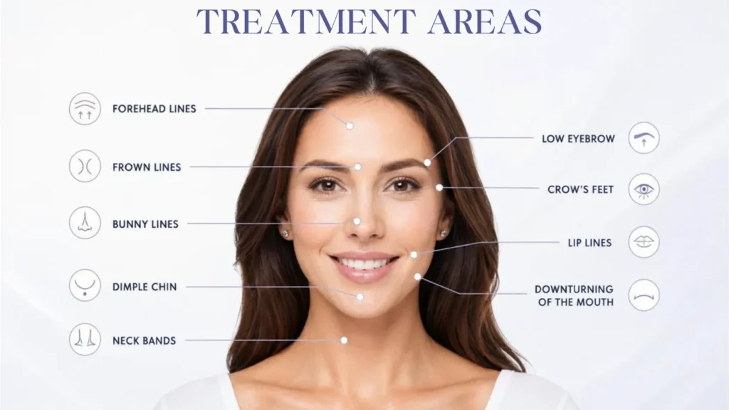 Treatment areas