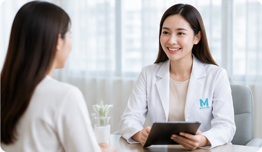 Consultation with doctor