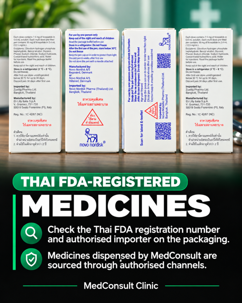 Weight Loss Injection Pens in Thailand Now Require a Doctor’s Prescription