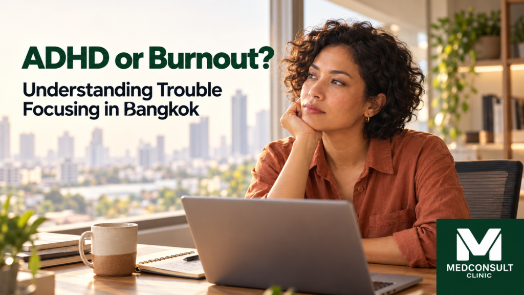 ADHD or Burnout? Understanding Trouble Focusing in Bangkok 1 ADHD or burnout