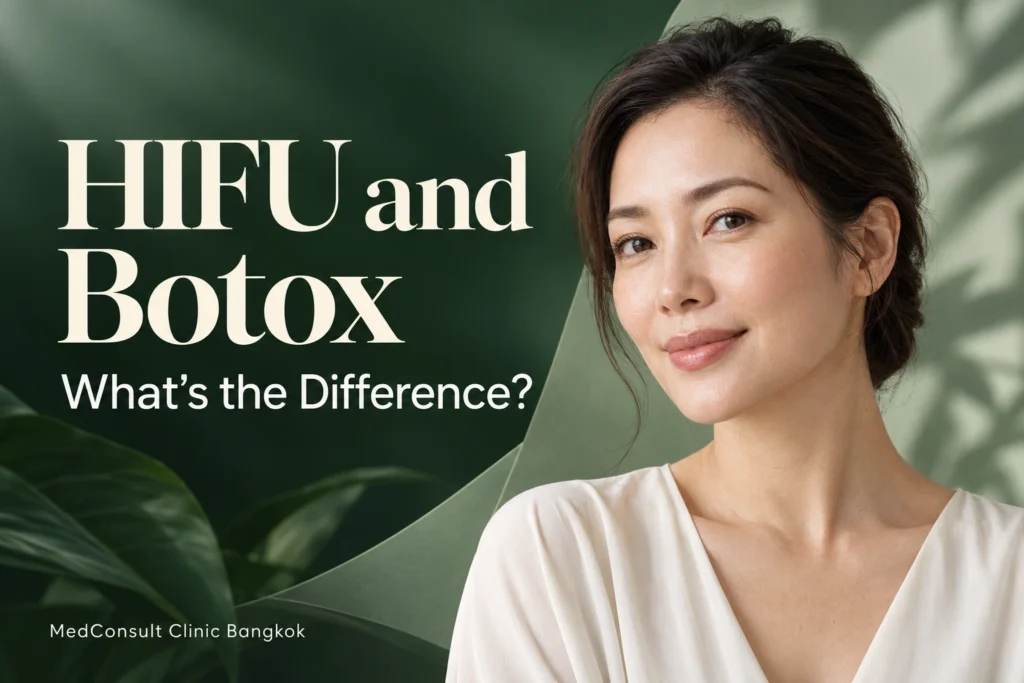 Difference Between HIFU and Botox | MedConsult Bangkok 1 difference between HIFU and Botox